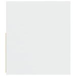 Nattbord Med Led 2 Stk Hvit 60X35X40 Cm