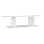 Veggmontert Tv-Benk Hvit 103X30X26,5 Cm