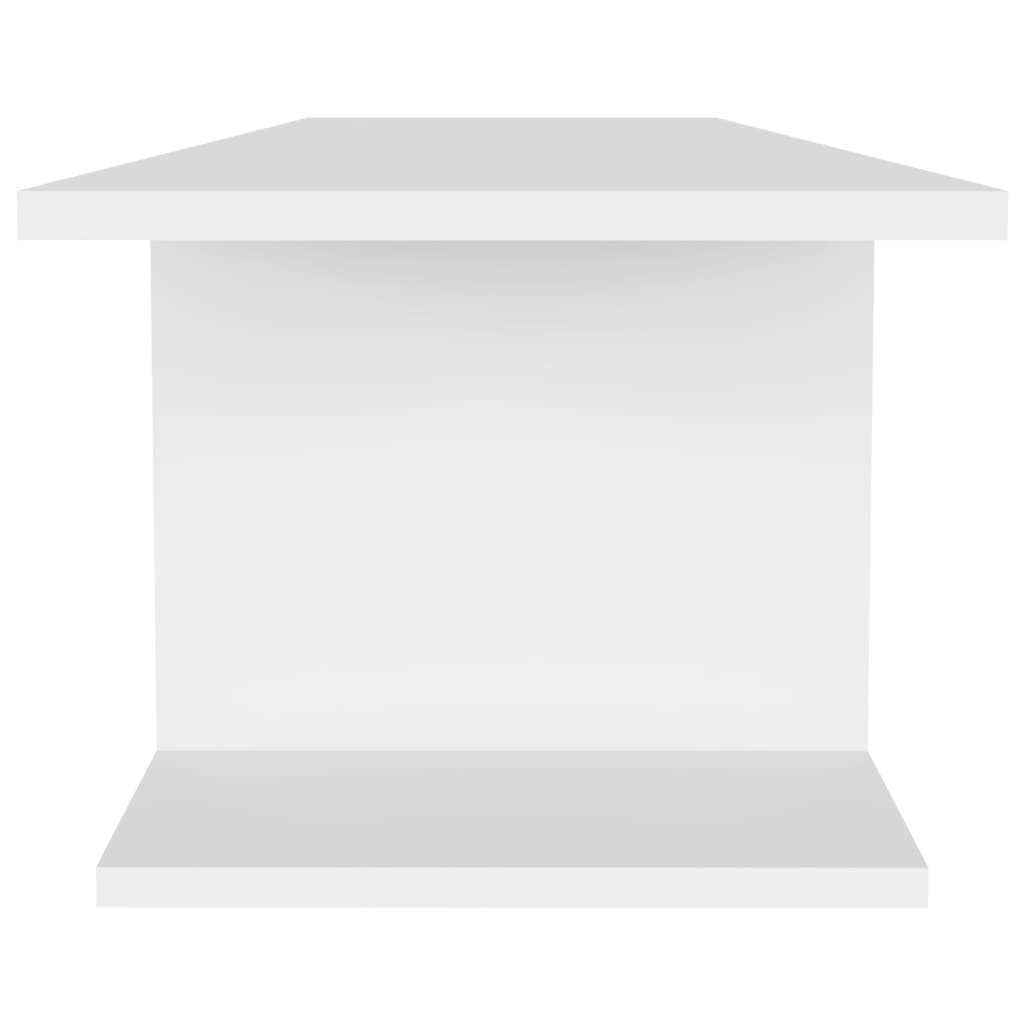 Veggmontert Tv-Benk Hvit 103X30X26,5 Cm