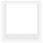 Vegghyller Kubeformet 2 Stk Hvit 30X15X30 Cm