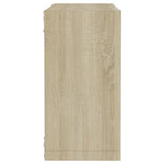 Vegghyller Kubeformet 4 Stk Sonoma Eik 30X15X30 Cm