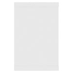 Vegghyller Kubeformet 2 Stk Hvit 60X15X23 Cm Konstruert Tre