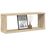 Vegghyller Kubeformet 4 Stk Sonoma Eik 60X15X23 Cm Sponplate