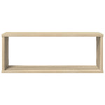 Vegghyller Kubeformet 4 Stk Sonoma Eik 60X15X23 Cm Sponplate
