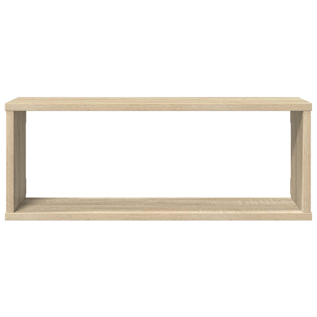 Vegghyller Kubeformet 4 Stk Sonoma Eik 60X15X23 Cm Sponplate