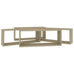 Vegghyller Kubeformet 4 Stk Sonoma Eik 60X15X23 Cm Sponplate