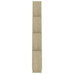 Kubeformet Vegghylle Sonoma Eik 90X15X119 Cm Konstruert Tre
