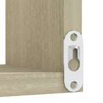 Veggmonterte Hjørnehyller 2 Stk Sonoma Eik 40X40X50 Cm Sponplate