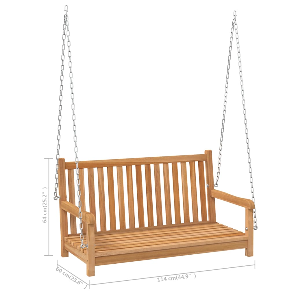 Hengebenk Heltre Teak 114X60X64 Cm