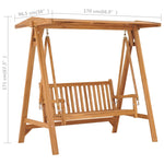 Huskebenk 170 Cm Heltre Teak