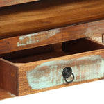 Tv-Benk 110X30X40 Cm Gjenvunnet Heltre Flerfarget