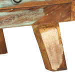 Tv-Benk 110X30X40 Cm Gjenvunnet Heltre Flerfarget