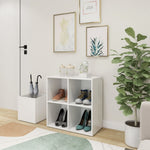 Skoskap For Gang Hvit 105X35,5X70 Cm Konstruert Tre