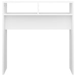 Konsollbord Hvit 78X30X80 Cm Konstruert Tre
