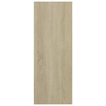 Konsollbord Sonoma Eik 78X30X80 Cm Konstruert Tre