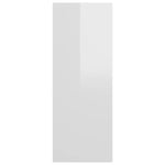Konsollbord Høyglans Hvit 78X30X80 Cm Konstruert Tre