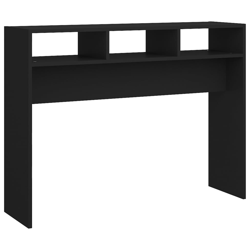 Konsollbord Svart 105X30X80 Cm Konstruert Tre