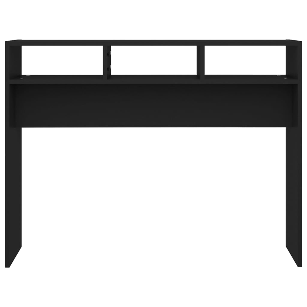 Konsollbord Svart 105X30X80 Cm Konstruert Tre