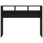Konsollbord Svart 105X30X80 Cm Konstruert Tre