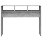 Konsollbord Betonggrå 105X30X80 Cm Konstruert Tre