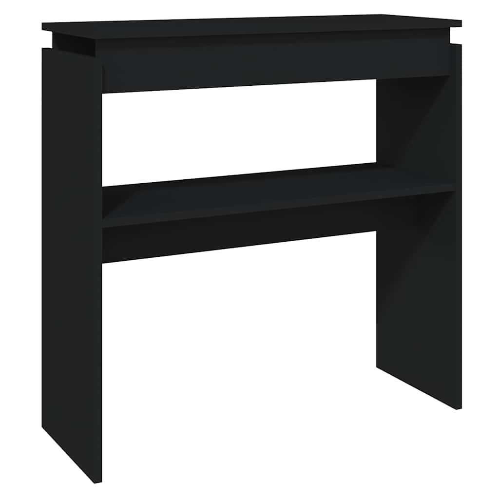 Konsollbord Svart 80X30X80 Cm Konstruert Tre