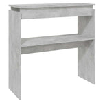 Konsollbord Betonggrå 80X30X80 Cm Konstruert Tre
