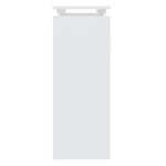 Konsollbord Hvit 102X30X80 Cm Konstruert Tre