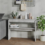 Konsollbord Betonggrå 102X30X80 Cm Konstruert Tre