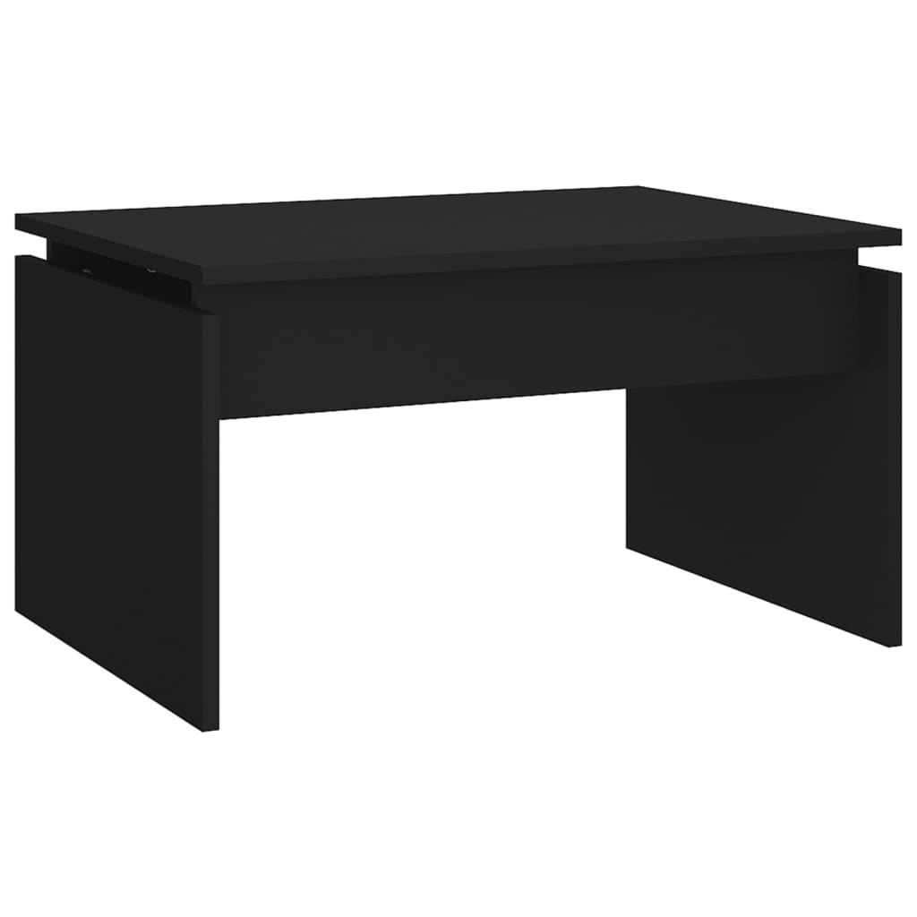 Salongbord Svart 68X50X38 Cm Konstruert Tre