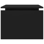 Salongbord Svart 68X50X38 Cm Konstruert Tre