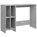 Laptopbord Betonggrå 102,5X35X75 Cm Konstruert Trer