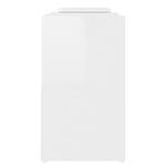 Tv-Benk Høyglans Hvit 104X30X52 Cm Konstruert Tre