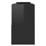 Tv-Benk Høyglans Svart 104X30X52 Cm Konstruert Tre
