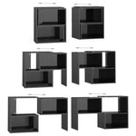 Tv-Benk Høyglans Svart 104X30X52 Cm Konstruert Tre