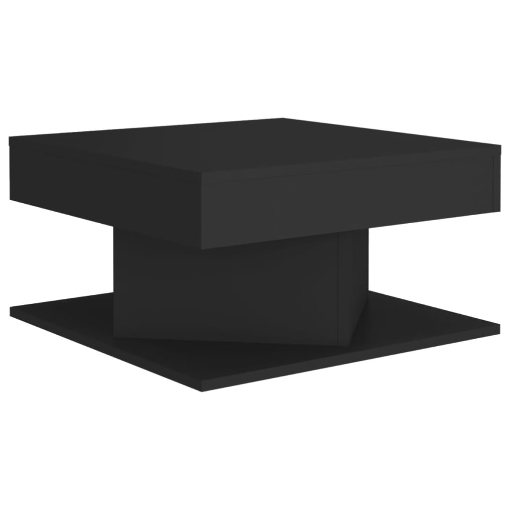 Salongbord Svart 57X57X30 Cm Konstruert Tre