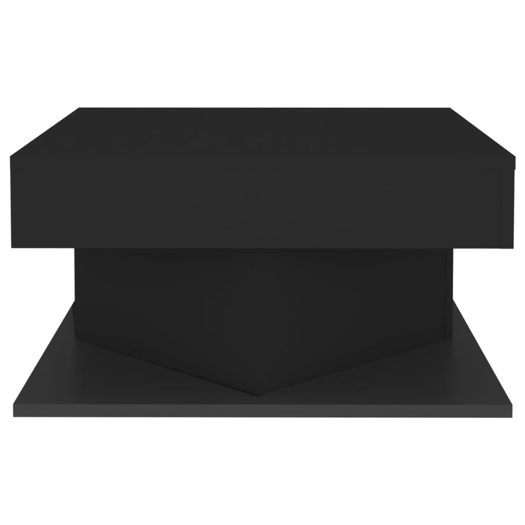 Salongbord Svart 57X57X30 Cm Konstruert Tre