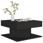 Salongbord Svart 57X57X30 Cm Konstruert Tre