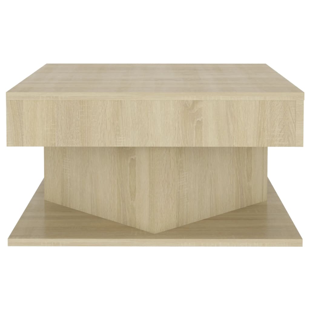 Salongbord Sonoma Eik 57X57X30 Cm Konstruert Tre
