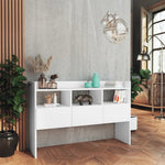 Skjenk Hvit 105X30X70 Cm Konstruert Tre
