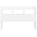 Skjenk Hvit 105X30X70 Cm Konstruert Tre