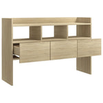 Skjenk Sonoma Eik 105X30X70 Cm Konstruert Tre
