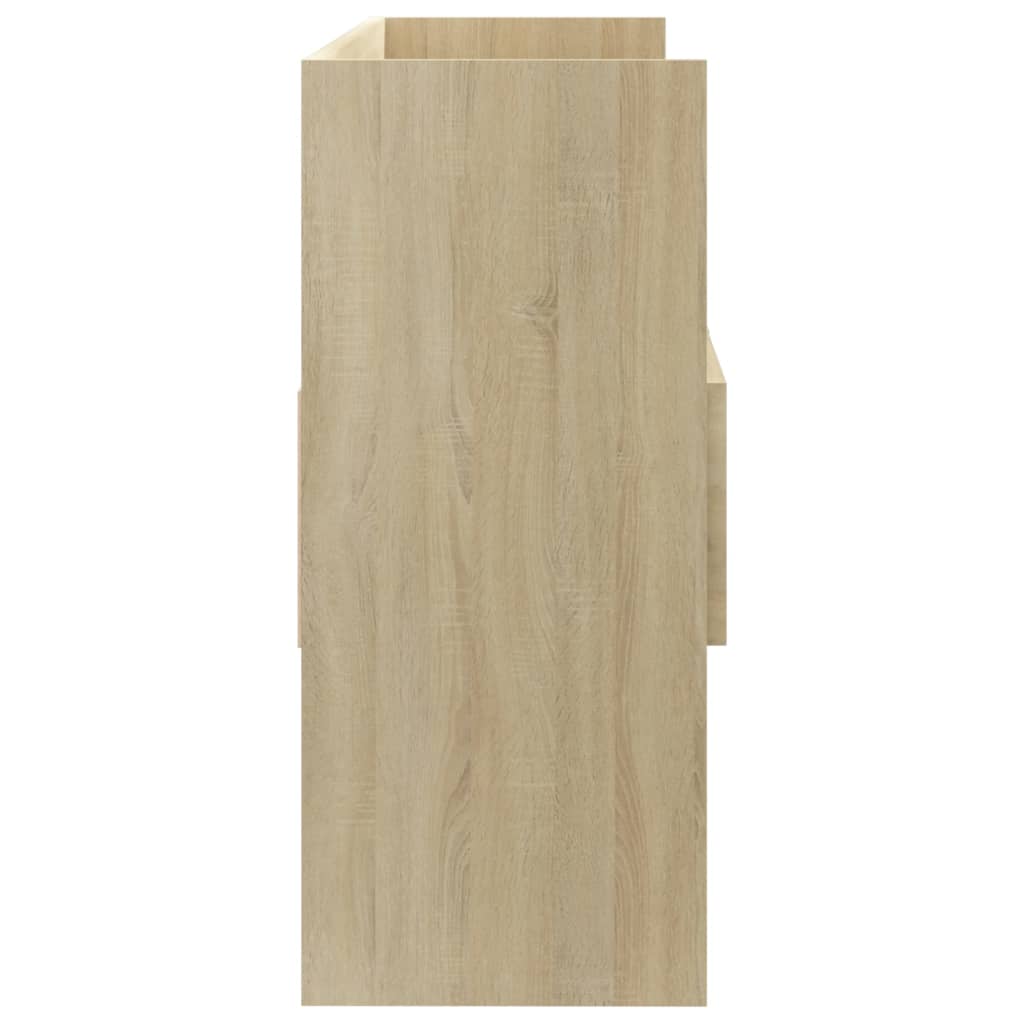 Skjenk Sonoma Eik 105X30X70 Cm Konstruert Tre