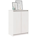 Skjenk 60X36X84 Cm Heltre Furu Hvit