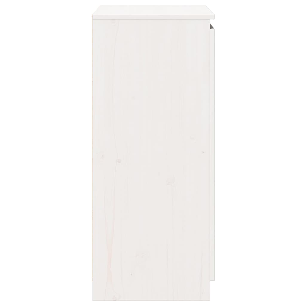 Skjenk 60X36X84 Cm Heltre Furu Hvit