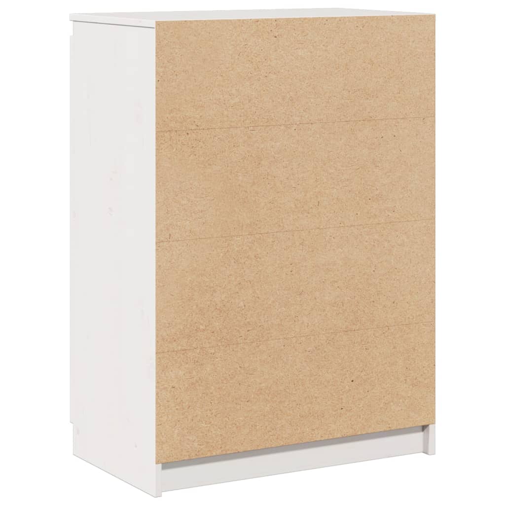 Skjenk 60X36X84 Cm Heltre Furu Hvit