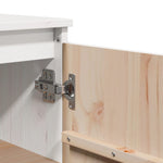 Skjenk 60X36X84 Cm Heltre Furu Hvit