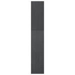 Bokhylle/Romdeler 40X30X167,5 Cm Grå Heltre Furu