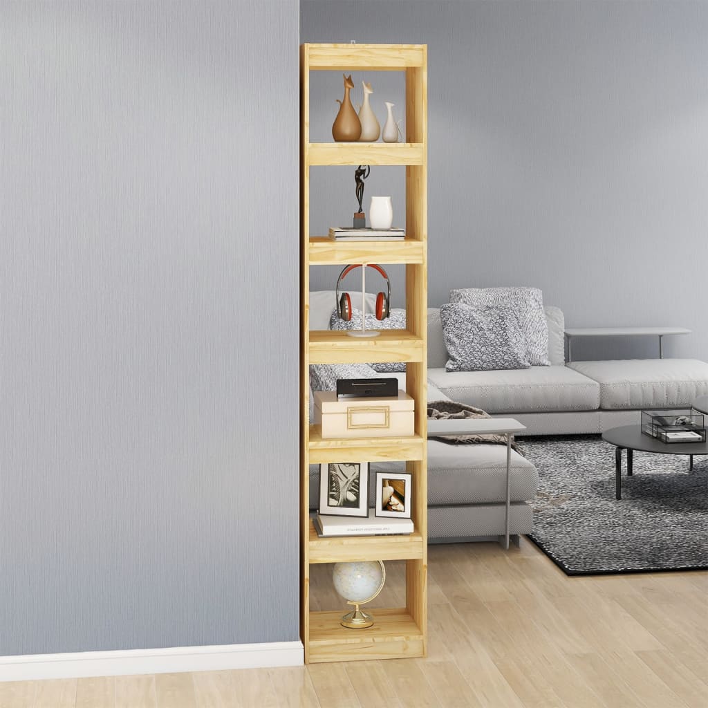 Bokhylle/Romdeler 40X30X199 Cm Heltre Furu