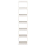 Bokhylle/Romdeler Hvit 40X30X199 Cm Heltre Furu
