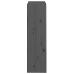 Bokhylle/Romdeler Grå 60X30X103,5 Cm Heltre Furu